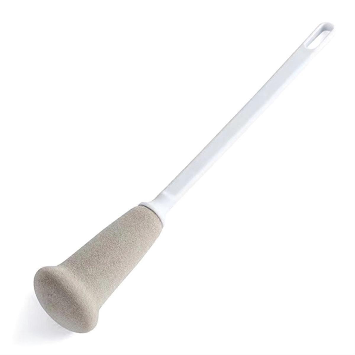 Sponge Brush Kitchen Cleaning Supplies Bottle Cleaning Brush Gray