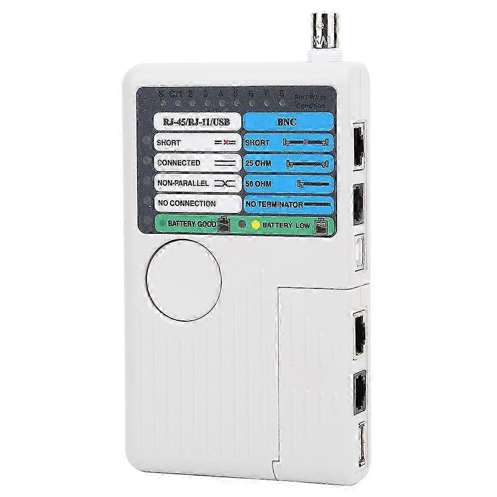 4-in-1 Network Cable Tester RJ11/RJ45/USB/BNC Wire Line Meter Detector