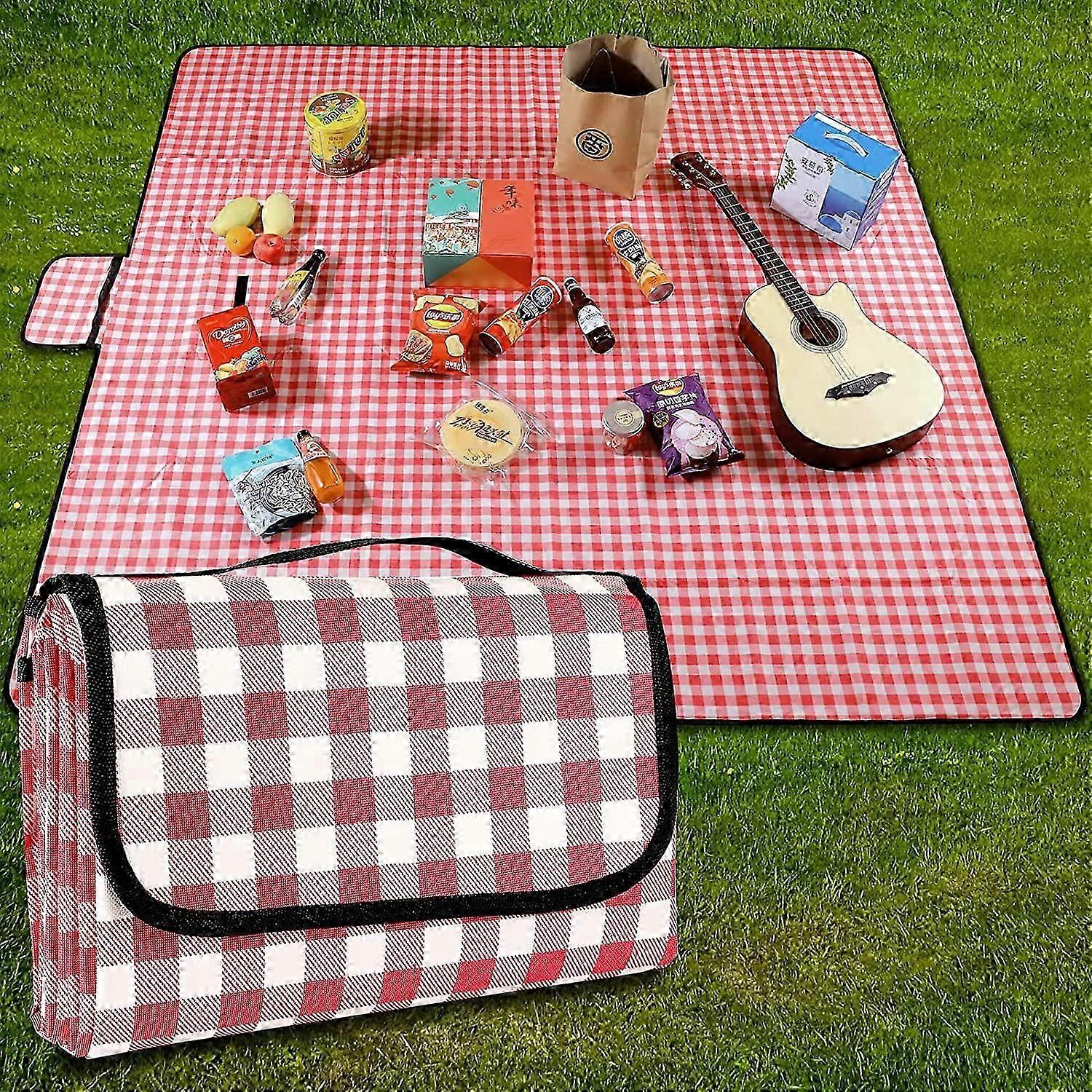 Picnic Blanket,  Red