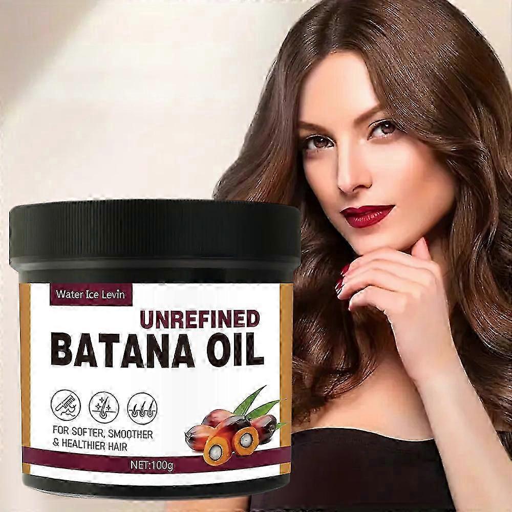 Unrefined Batana Oil for Growth,Organic 100% Pure Batana Oil Raw Batana Butter,Hair Growth Oil,Helps with Frizz, Split Ends, Texture & Shine