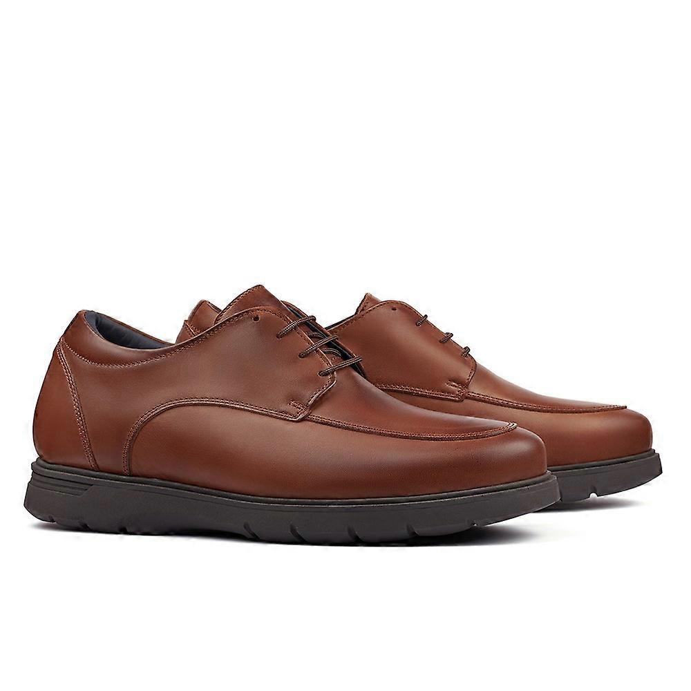 Masaltos elevator shoes for men 7cm. Mesina brown