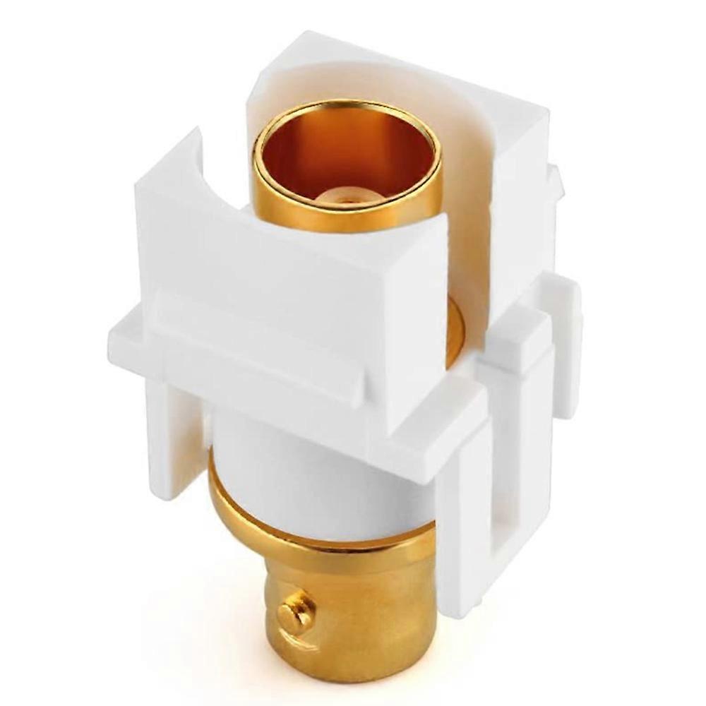 5 Pack BNC Keystone Jack Insert for BNC Cables Wall Jack, BNC Insert