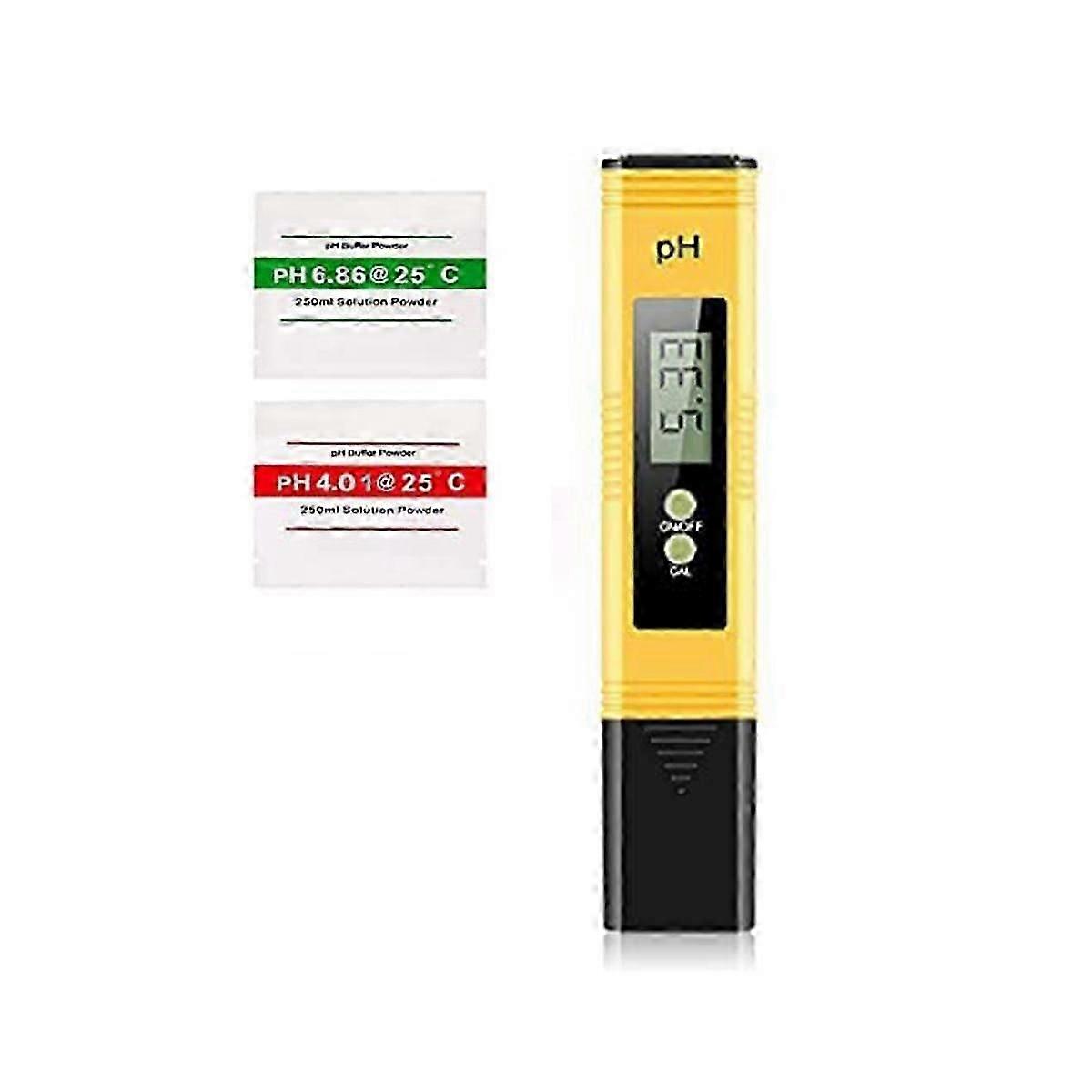 PH Meter ,PH Tester 0.01 PH Accuracy Water Quality Tester with 0-14 PH Measurement Range suitable for Househ