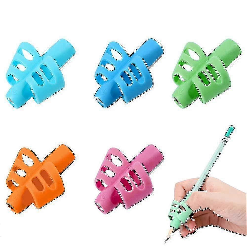 Children's Pencil Grips - 5 Pack, Writing Posture Correction Tool