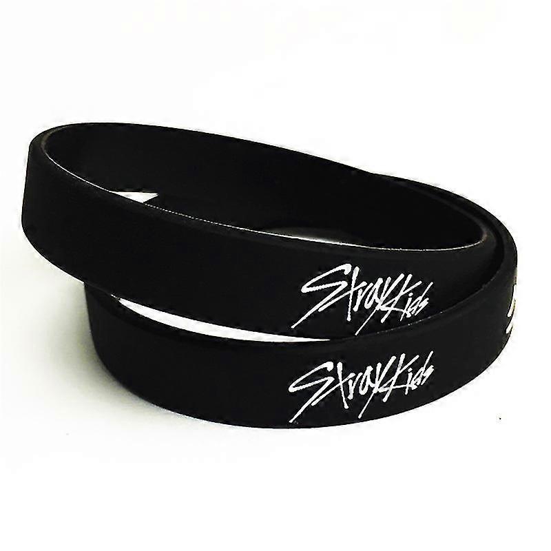 2 Pack Stray Kids Bracelet Stray Kids Silicone Bracelet Poignet