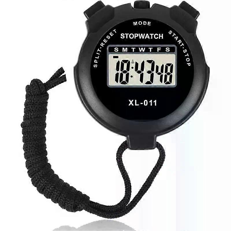 1PCS Portable Multifunctional Stopwatch Counter Handheld Sport Stopwatch Digitale Display Fitness Timer Teller Draagbare Time