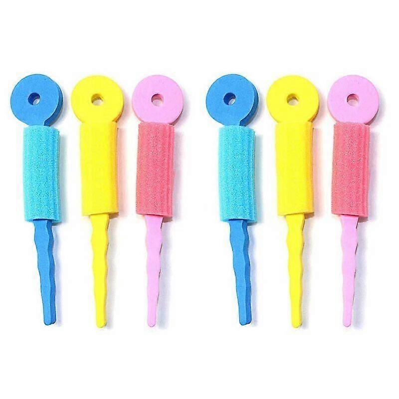 12 stuks haarverzorging schuimrollers magische spons zachte haarkruller haarstyling haarrol rollers doe-het-zelf tools voor vrouwen
