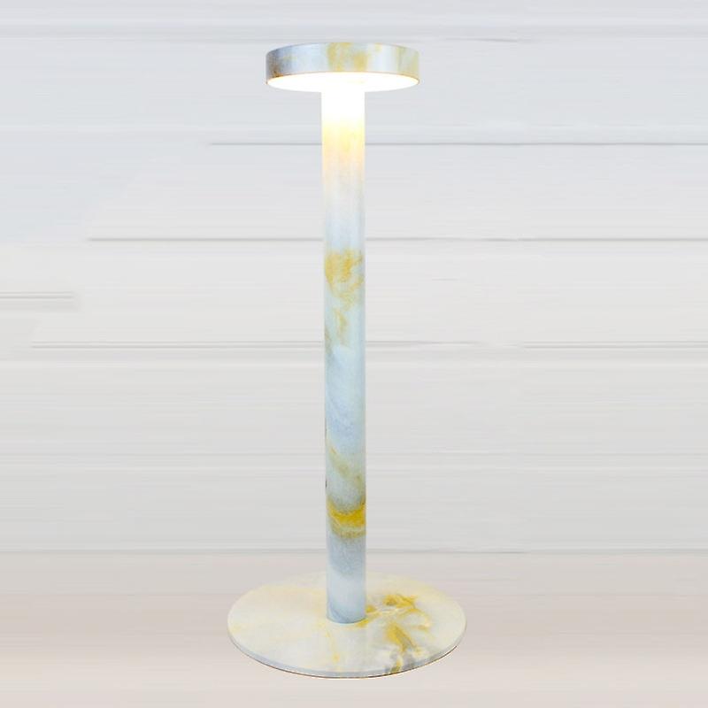 BC965 Student Eye Protection USB Waterproof LED Table Lamp Bedside Bar Table Lamp, Colour: Ink Marble Pattern