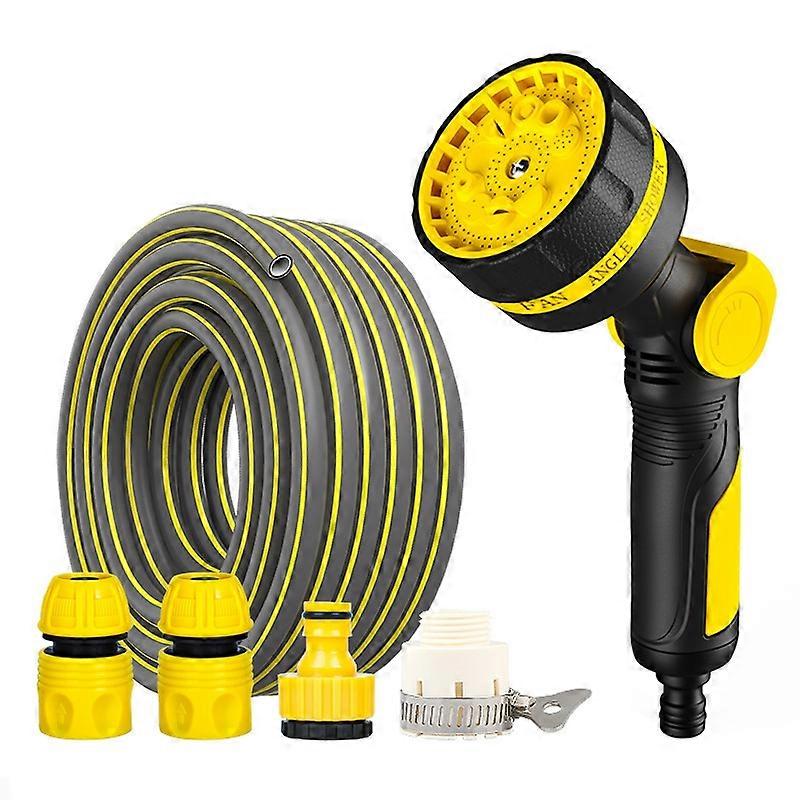 10 Functional Watering Sprinkler Head Household Water Pipe, Style: D6+4 Connector+25m 4-point Tube D6+4 Connector+25m 4-point Tube 