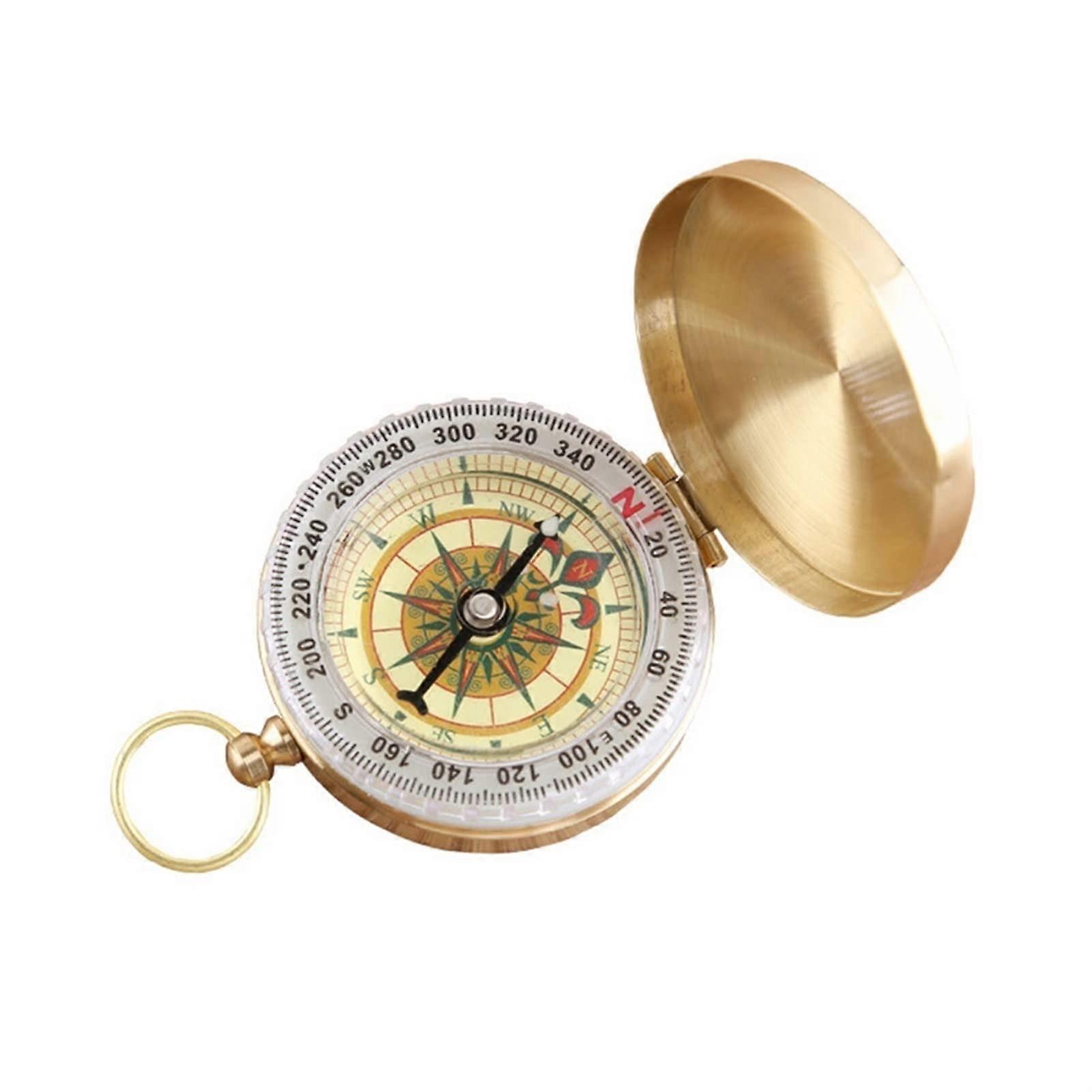 Compass Compass Outdoor Compass 360 Degree Rotation Pointer Guide Tool Outdoor Hiking Navigation Metal Compass for Outdoor Activities