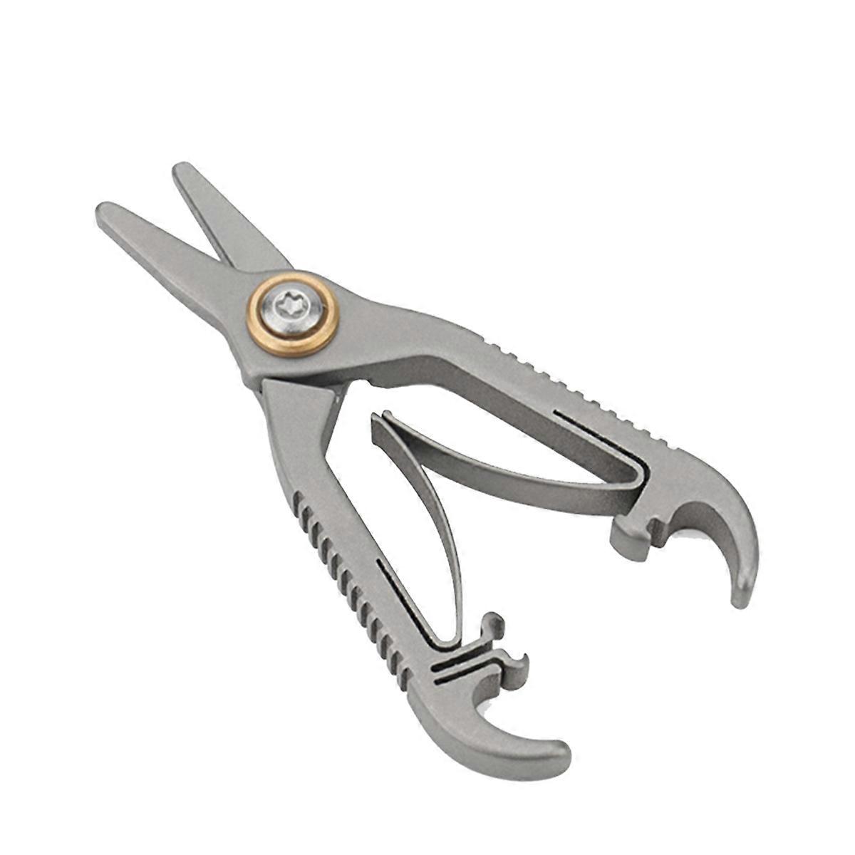 Mini Scissors Titanium Alloy Nose Hairs Small Scissors Portable Pocket Outdoor Accessories
