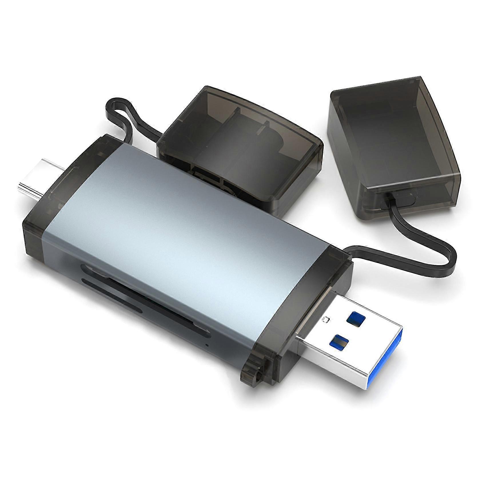 Usb3.0 Card Reader Sd Card Tf Memory Card Converter Adapter Suitable For Type-c Mobile Computer Dua