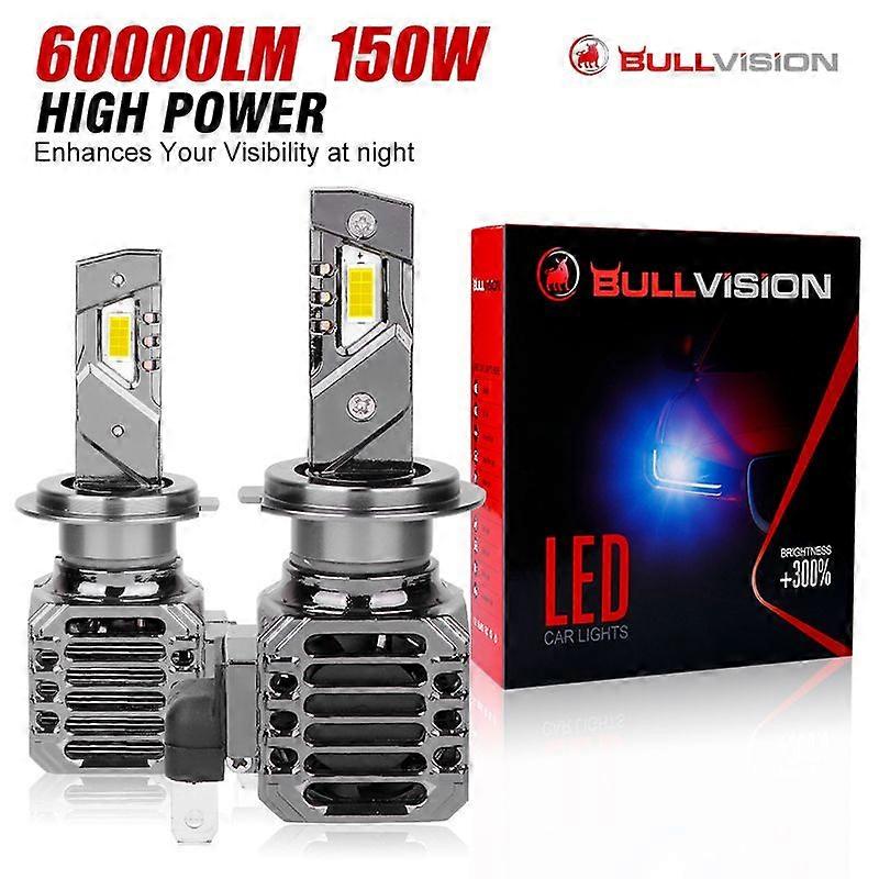 K5C H7 LED Headlight Canbus Mini Wireless H4 Headlamp 60000LM 150W 9005 HB3 9006 HB4 H8 H9 9012 Plug and Play Car LED Bulbs 12V