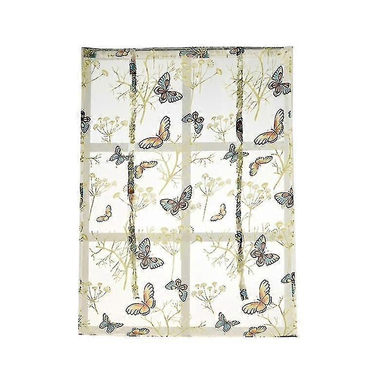 Beautiful Flower Curtain Lightweight Practical Roman Blind