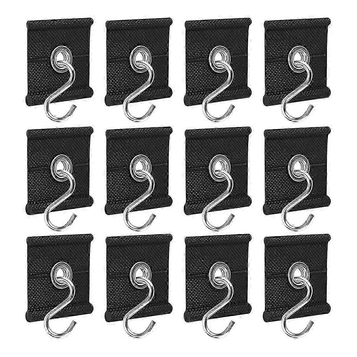 12PCS RV Awning Hooks Rv Canopy RV Piping Rail Hook Camping Awning Hooks RV Awning Hooks for Piping