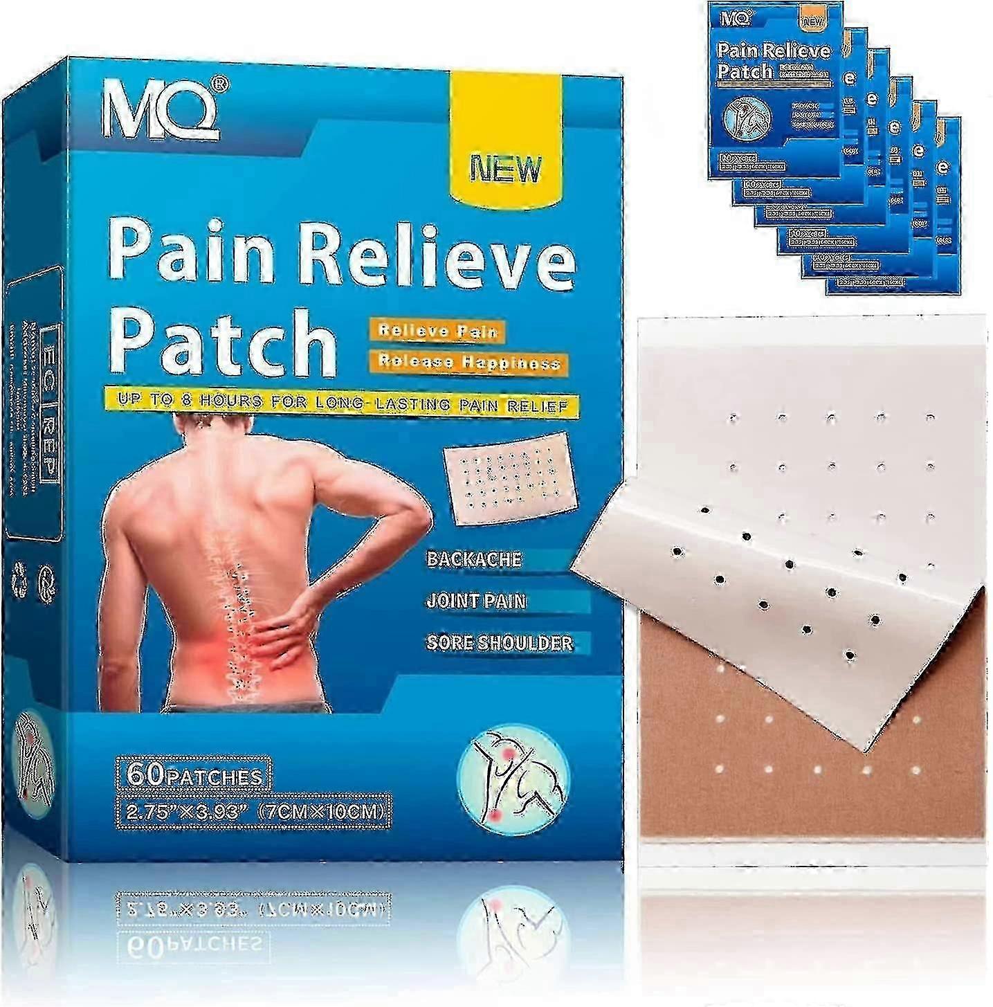 60pcs γύψος μπαλωμάτων ανακούφισης πόνου, ο πόνος θερμικής θεραπείας ανακουφίζει τους πόνους μπαλωμάτων μακράς διαρκείας ανακούφιση πόνου εκ νέου