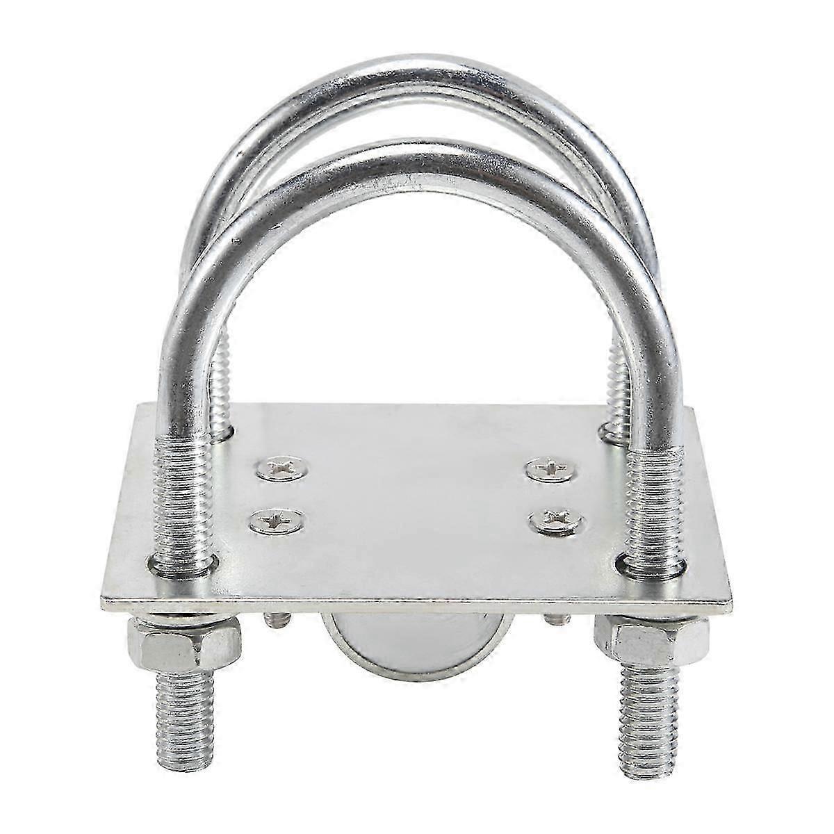 Antenna Mast Clamp Bracket with U-Bolts Anti-Rust Clamp Panel Pipe Mounting Hardware for Outdoor LoRa Antenna Helium