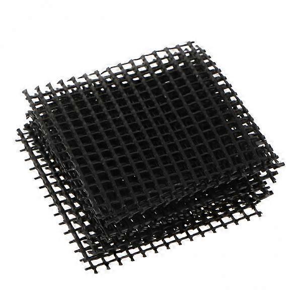 4xPlastic Drainage Mesh Sheet Bonsai Flowerpot Bottom Net Bug Pest Control 5 .2