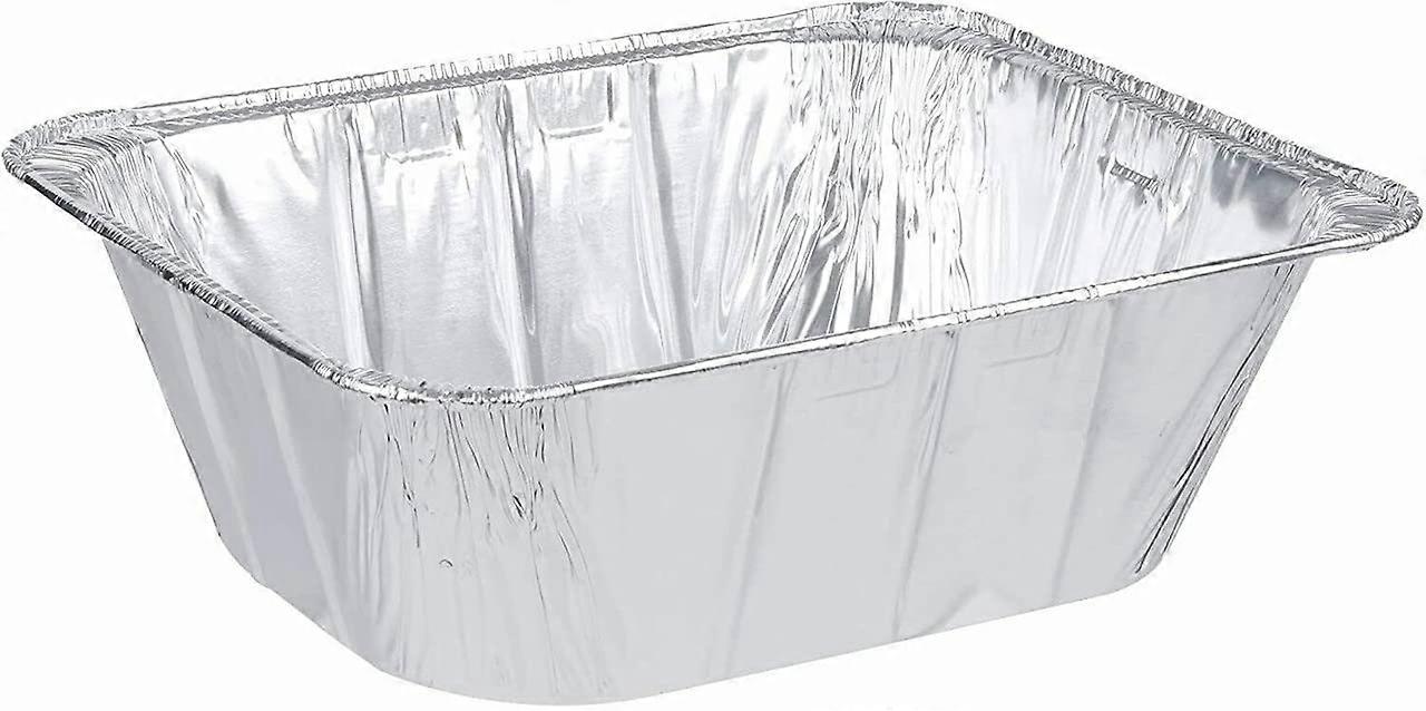 Aluminum Foil Drip Pans 10 Pack, 10.33 x 12.66 in, Non-Disposable, Heavy-Duty, Perfect for Cooking and Baking