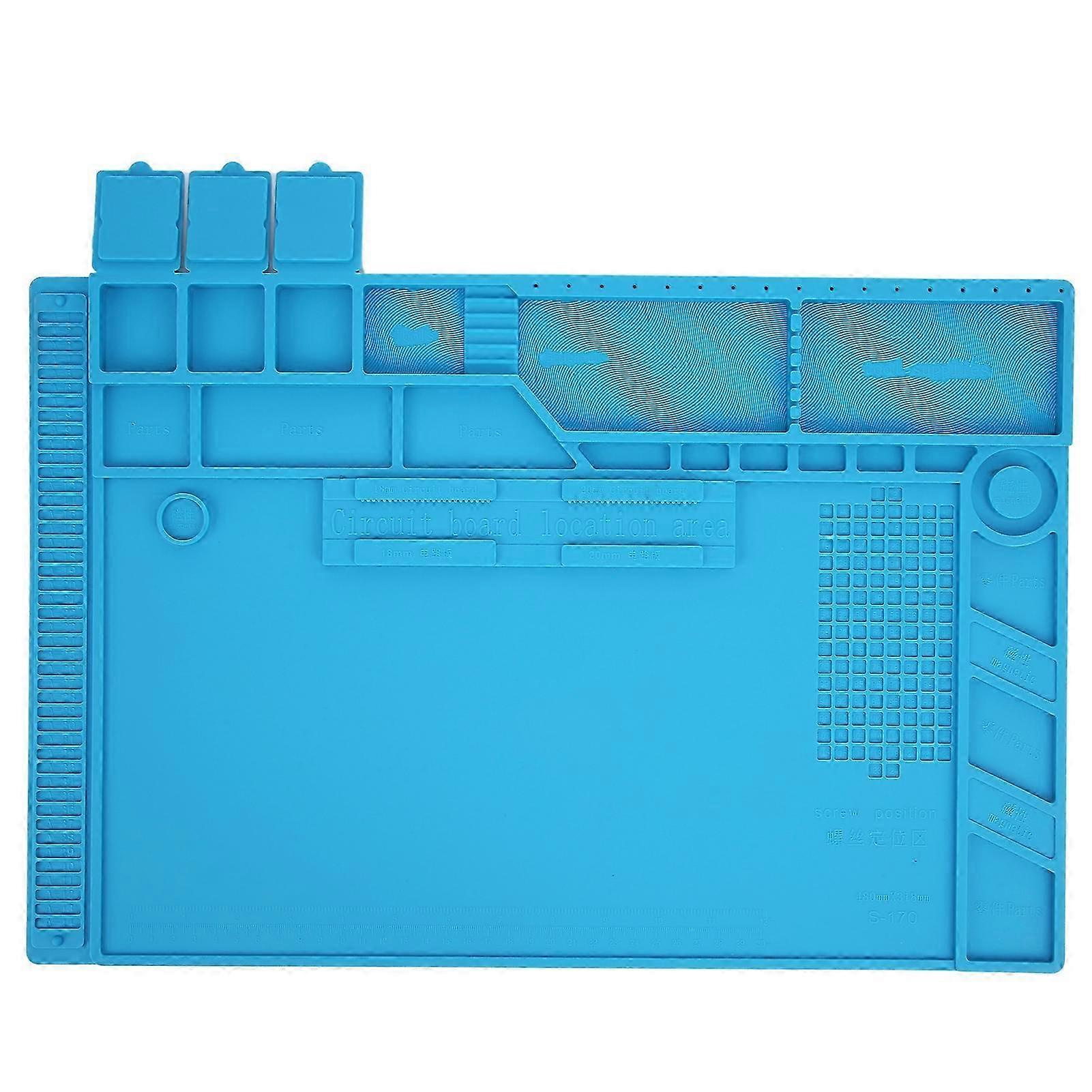 Tappetino magnetico per riparazione computer per telefonoS-170 Tappetino da lavoro in silicone isolante Saldatura resistente al calore
