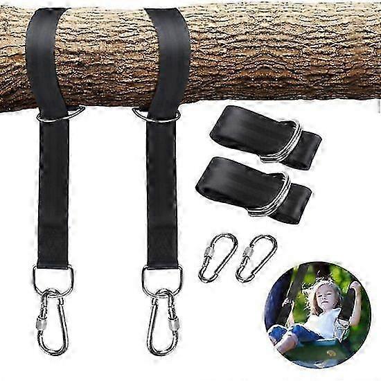 Set With 2 Hooks Of 2 Ultra Resistant Hanging Hammock Straps Fixing Kit Rope Swing Hammock Tree 5 X 115cm