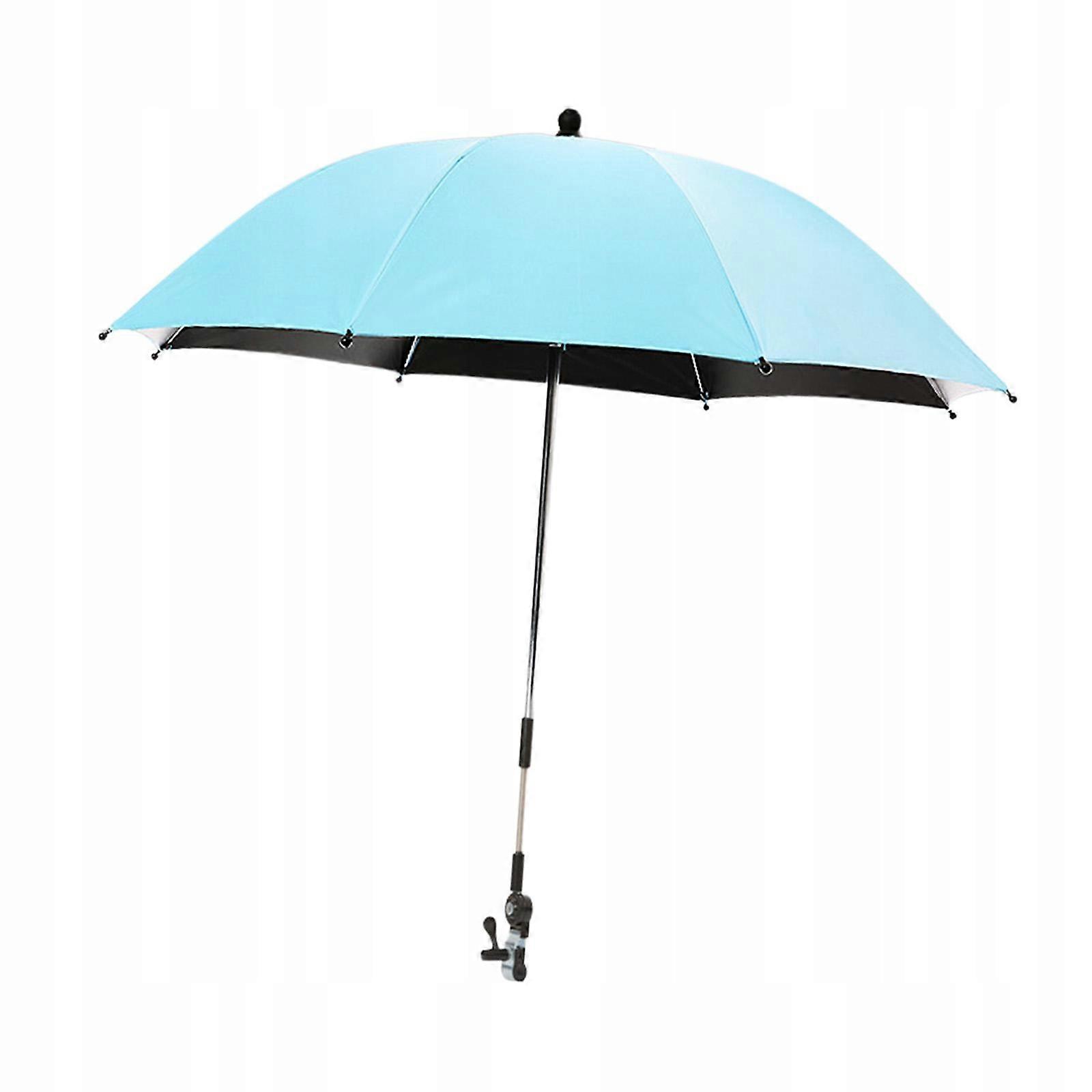 Baby Pram Umbrella With Clamp Traveling Blue