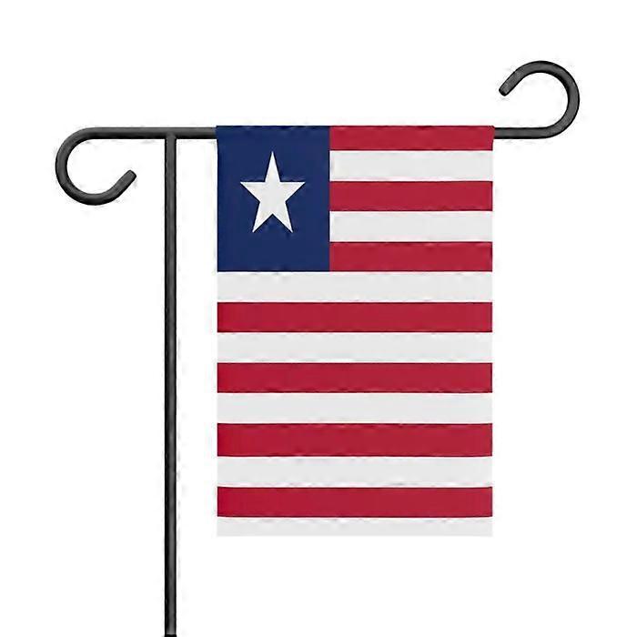 Flag - Liberia - 32 x 47.5 cm - Polyester - Double-sided print - Multicolored