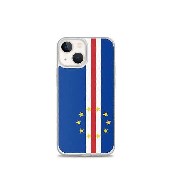 Phone Case - PIXELFORMA - Cape Verde Flag - Compatible with iPhone 13 mini - Flexible - Shockproof