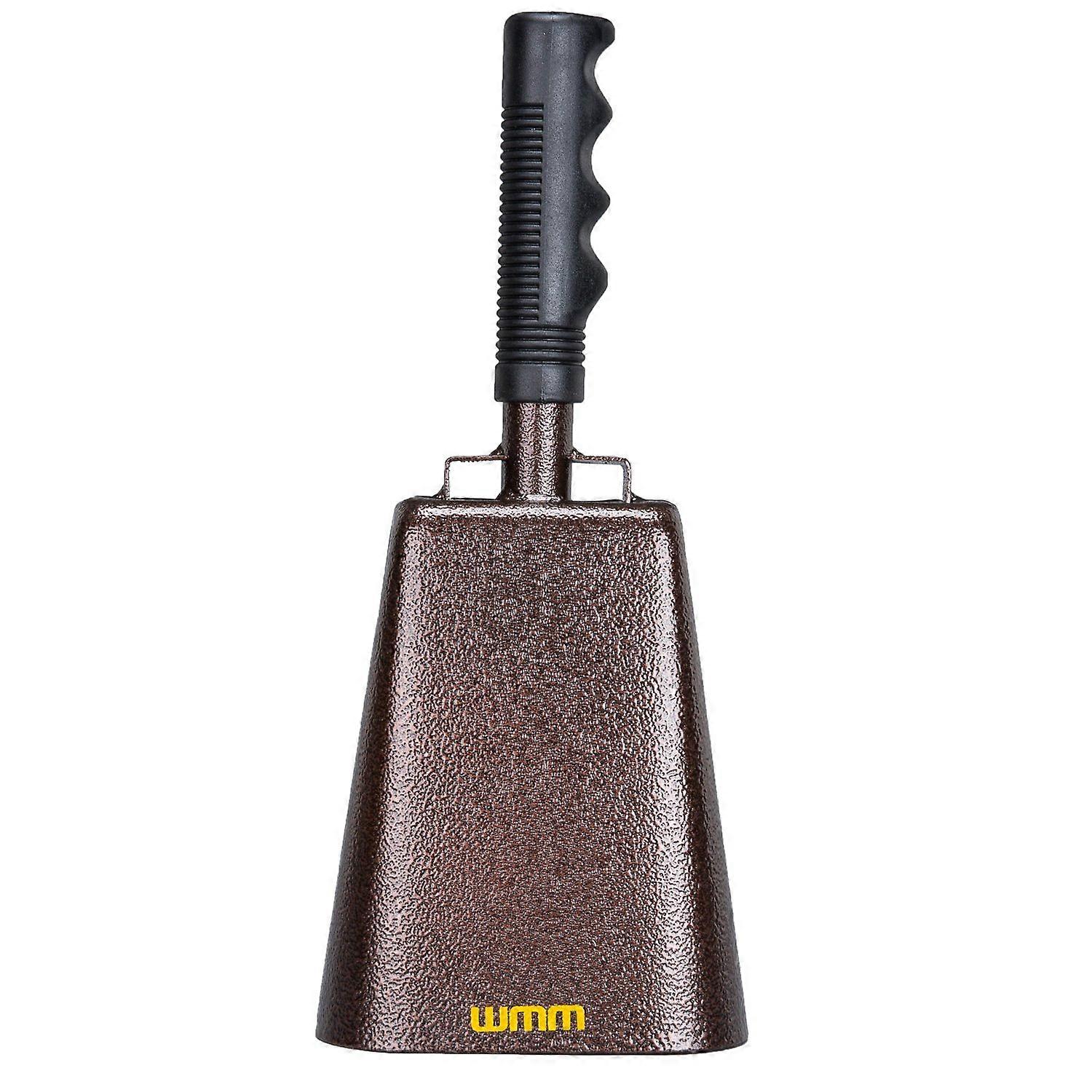 12 Inch Steel Cowbell with Handle for Sports Events Large Solid School Bells