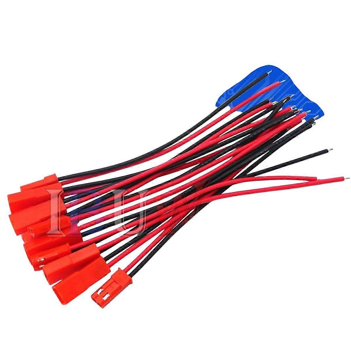 Jst Connector Plug Cable Male Female for Rc Bettery 10CM 20CM 30CM 2026
