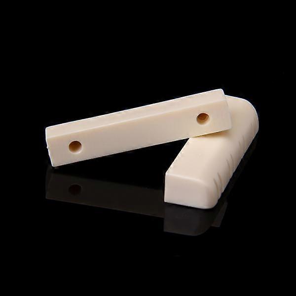 5 High Quality Mandolin Beige Nut Slotted 8 string slots for GUITAR Luthier