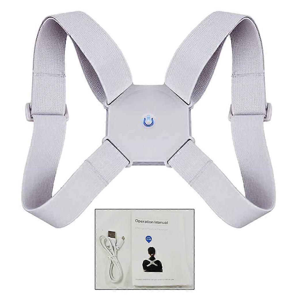 Electric Posture Corrector Belt Adjustable Support Vibration Alert Pain Relief