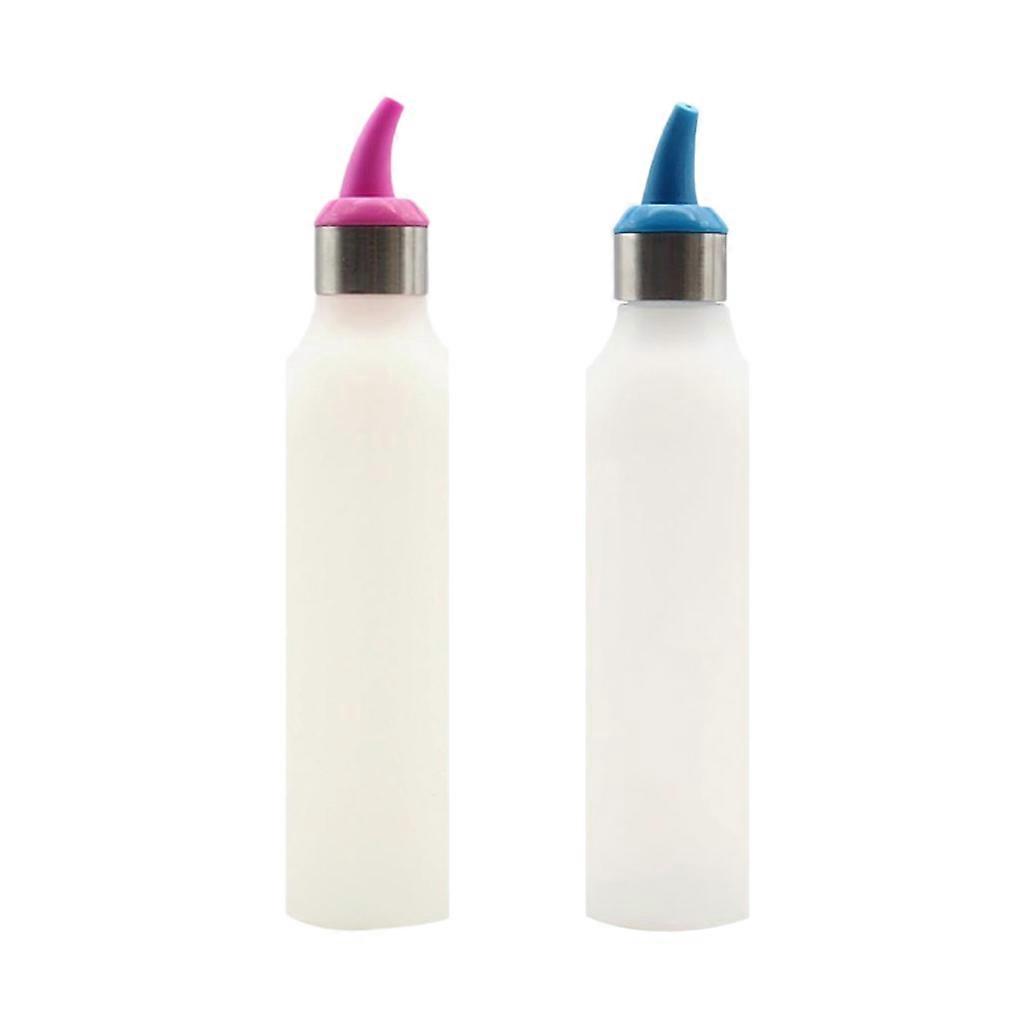 2 Pack Sauces Squeeze Bottle, Ketchup Containers, Squirt Condiment Bottles for