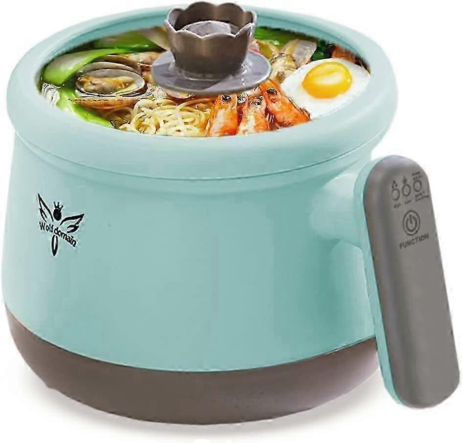 Smart Automatic Multi-function Electric Hot Pot 1.8l, Shabu Shabu Mini Non-stick Hot Pot With Multi-power Control, Electric Cooker With Tempered Glass
