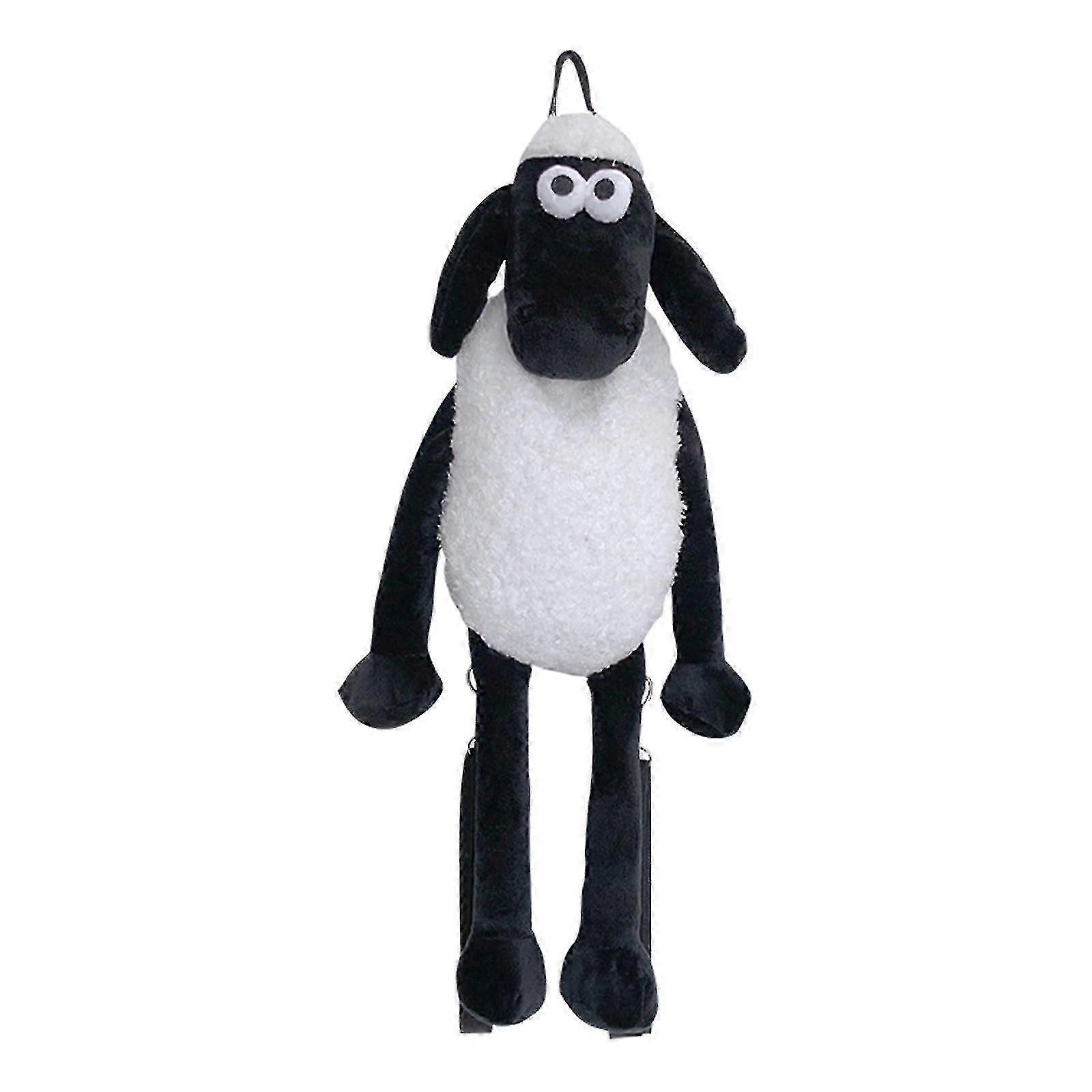 Shaun The Sheep Women's Backpack,black And White Sheep Stuffed Animal Toy