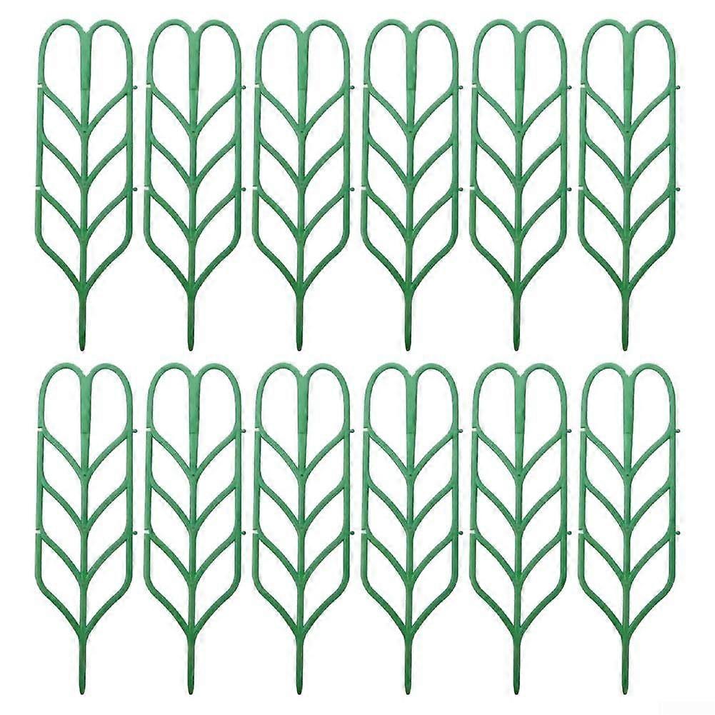 Plant Support Frames 12 Pack Improves Plant Growth Easy Assembly 15x35cm for Various Types Ref: 3554
