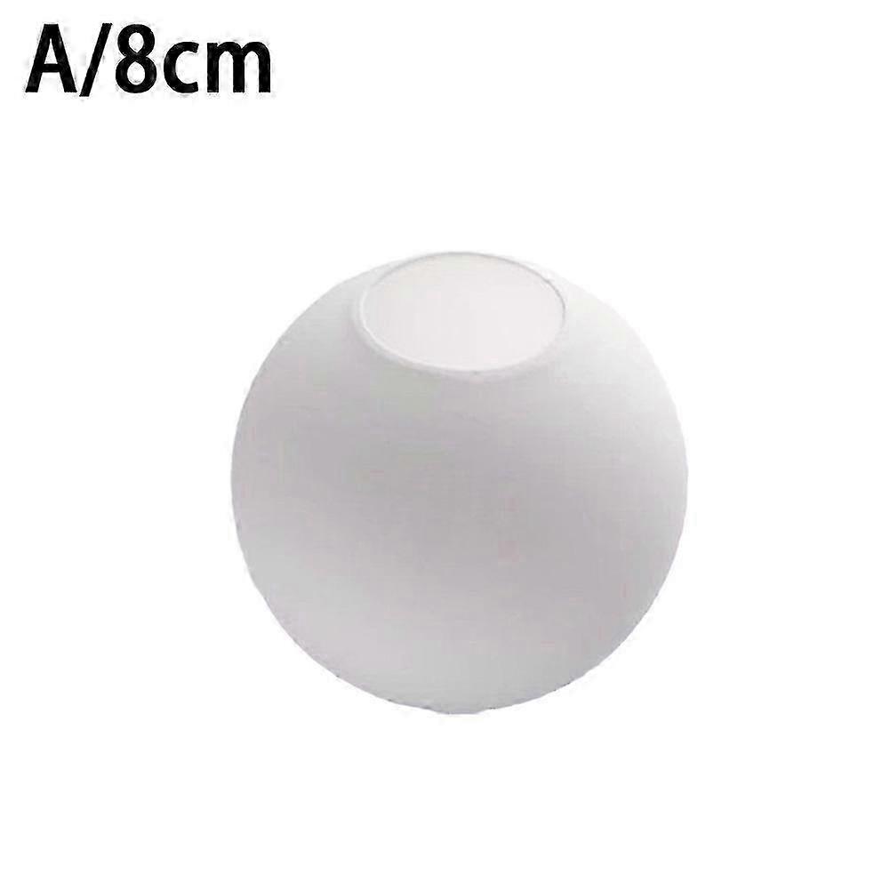 Globe light shade replacement for round lamp matte white glass