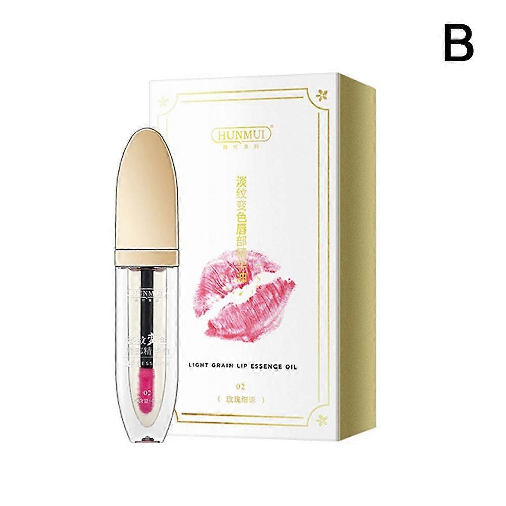 4ml Temperature-Sensitive Lip Essence Oil with Color Change Moisturizes and Fades Lip Lines