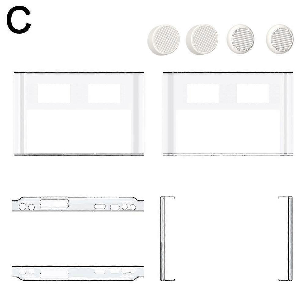 Transparent (C)$ Suitable for Lenovo Legion Go Savior Handheld Display PC Protective Shell Silicone Joystick Cap