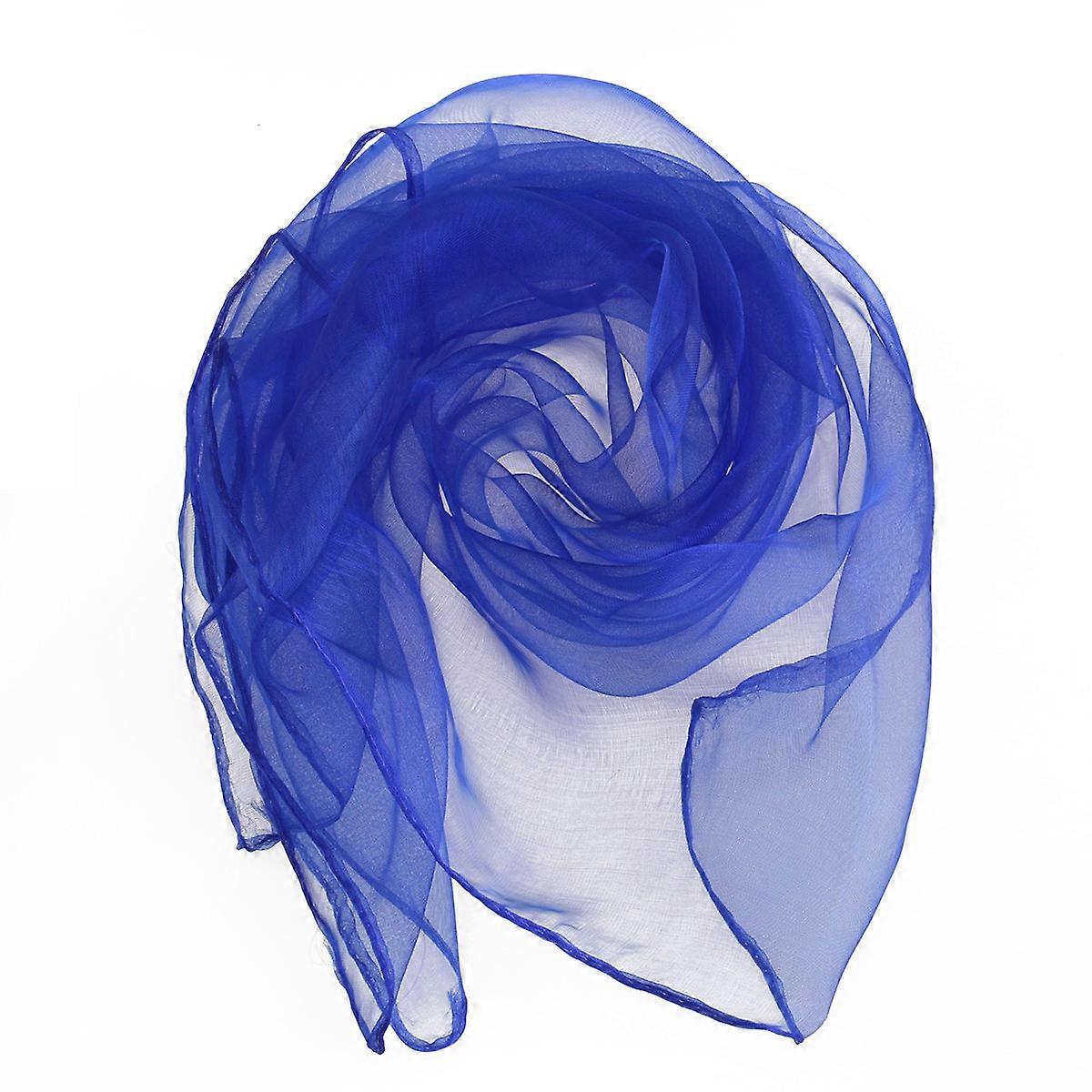 6 Colors Hemmed Square Juggling Dance Gauze Scarves