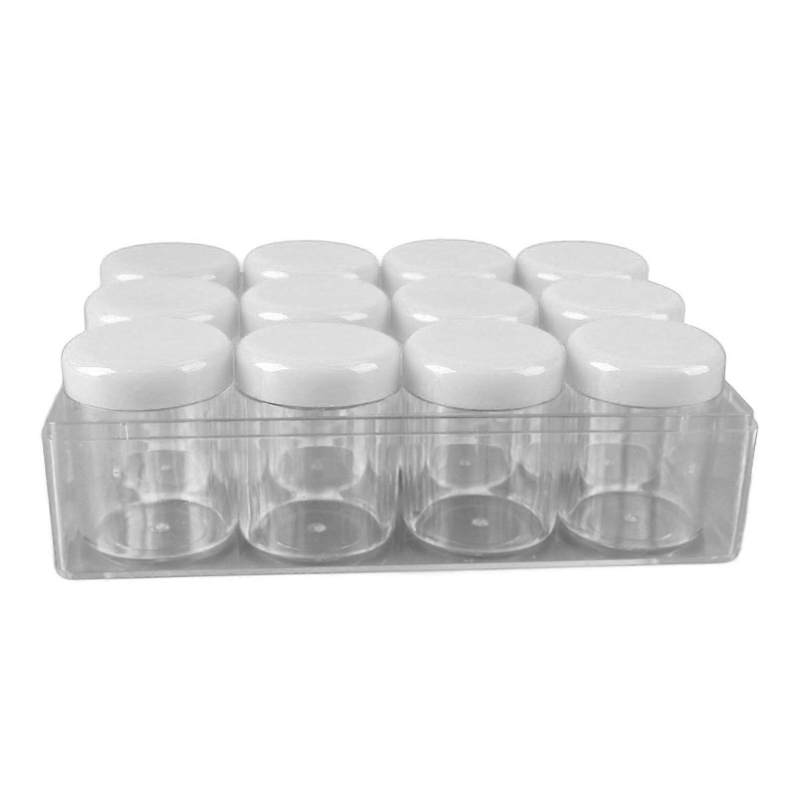 2025 Latest Model  Small Medicine Separate Box 12 Grids Transparent Bottle