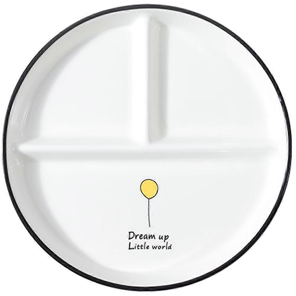 Dinner Plates with Separate Sections, Great for Diet Food and Special Occasions