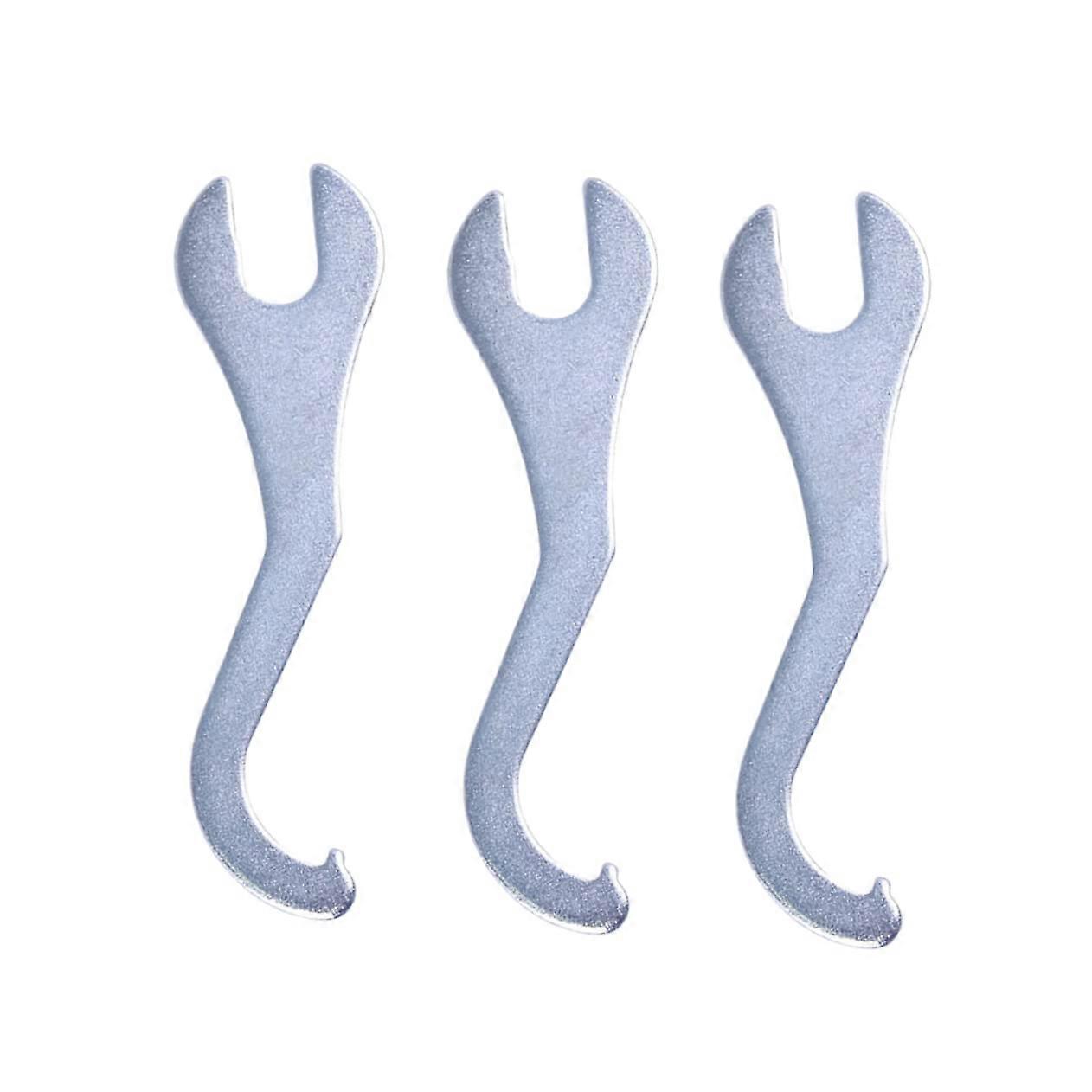 Bicycle Repair Tool Set - 3-Piece Bottom Bracket Wrench Kit, Silver 45# Carbon Steel, Compatible with Most Bikes