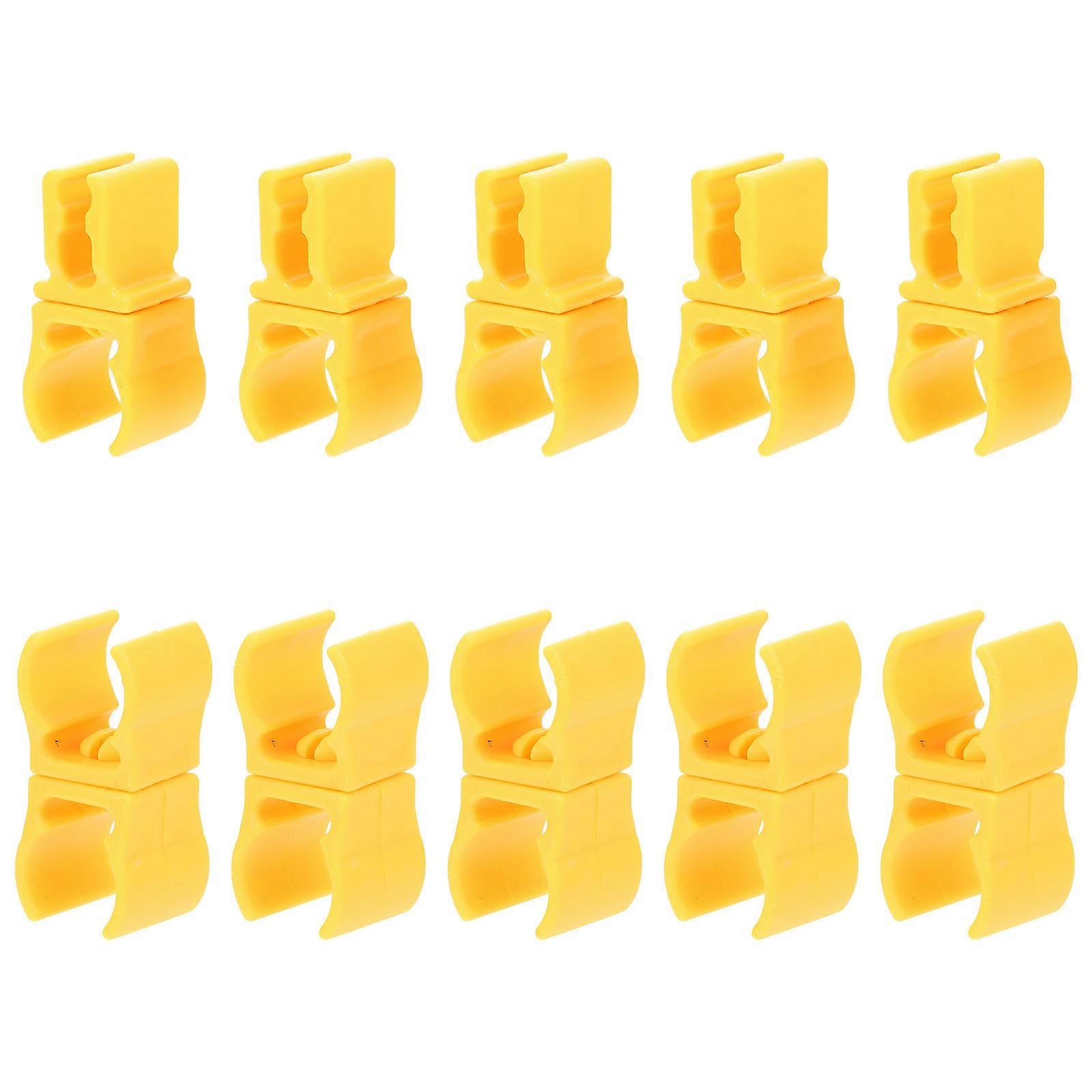 Football Door Connection Clip Dog Leash Connector Training Equipment Assorted Color 5.8X2.7X2.7CM 10Pcs