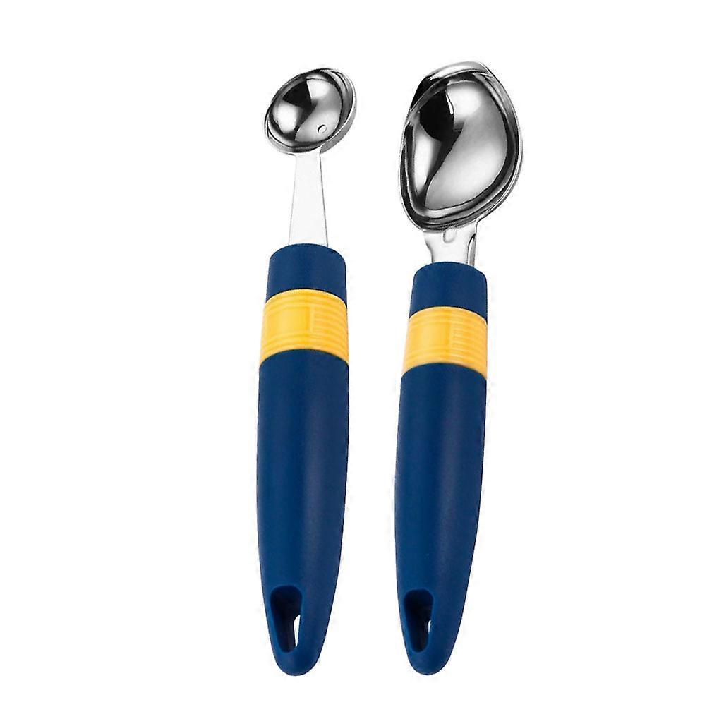 AntiRust Construction Ice Cream Spoon Fruit Scooper Stainless Steel Melon Baller Home Users 20X4CM 1Set