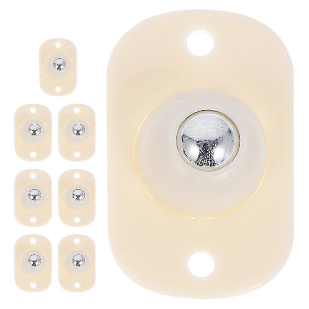 Ball Type Casters Swivel Caster Wheels Furniture Legs Easy Installation Steel Material Round Shape Home Use 8Pack