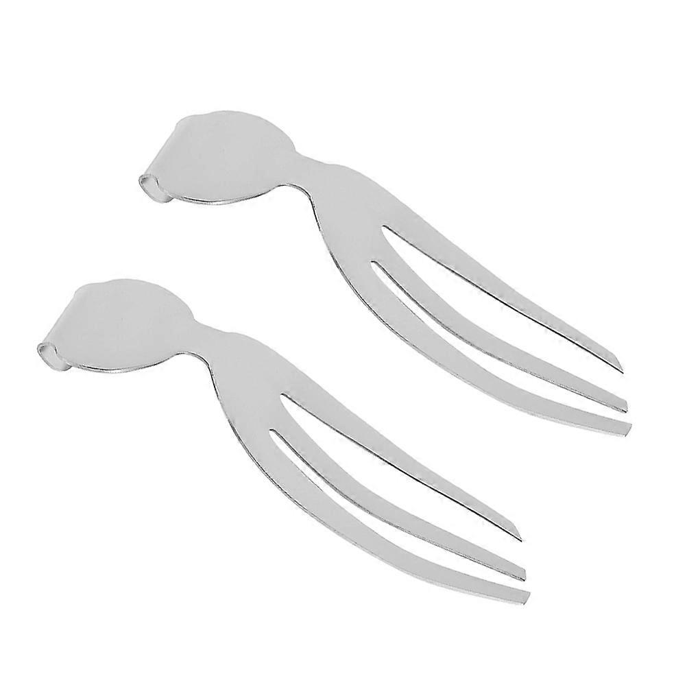 Salad Fork Stainless Steel Salad Hands for Home 2Pcs Server Set