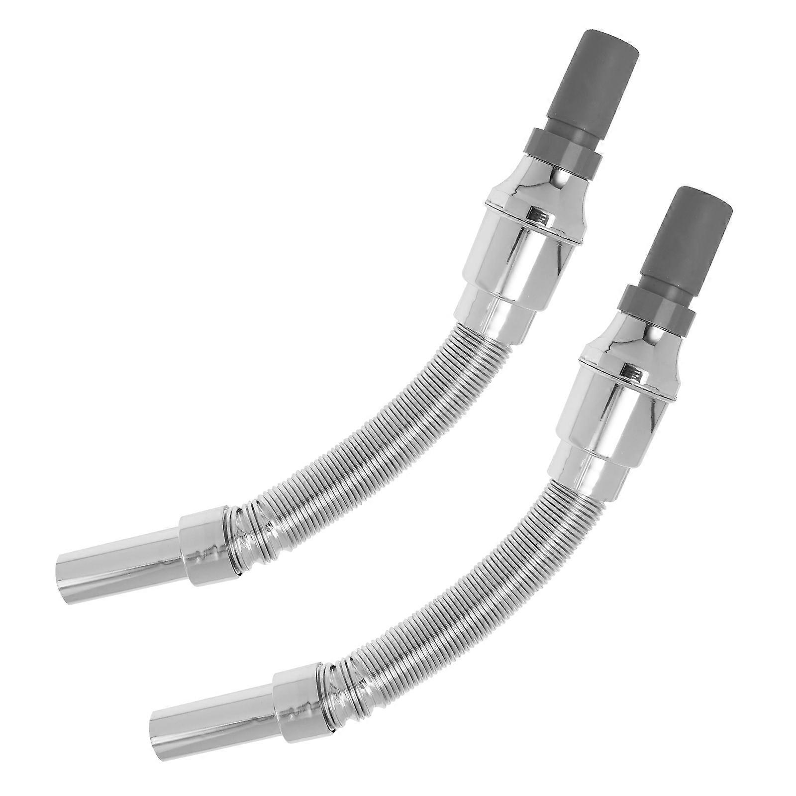 Basin Odor Proof Drainage Hose Flexible Design PVC 48x7cm Wash Basin 2Pcs