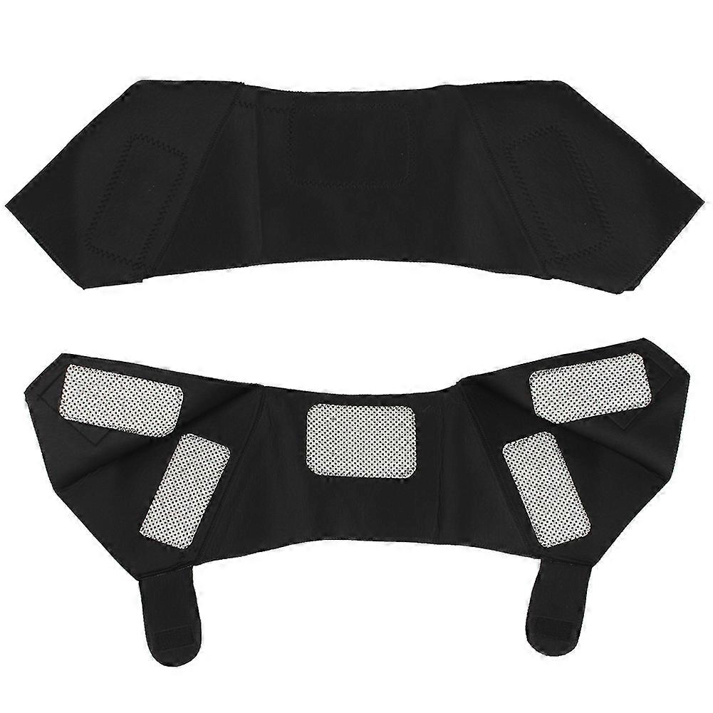 Adjustable Self-Heating Shoulder Support Belt, Magnetic Therapy Strap (XL)