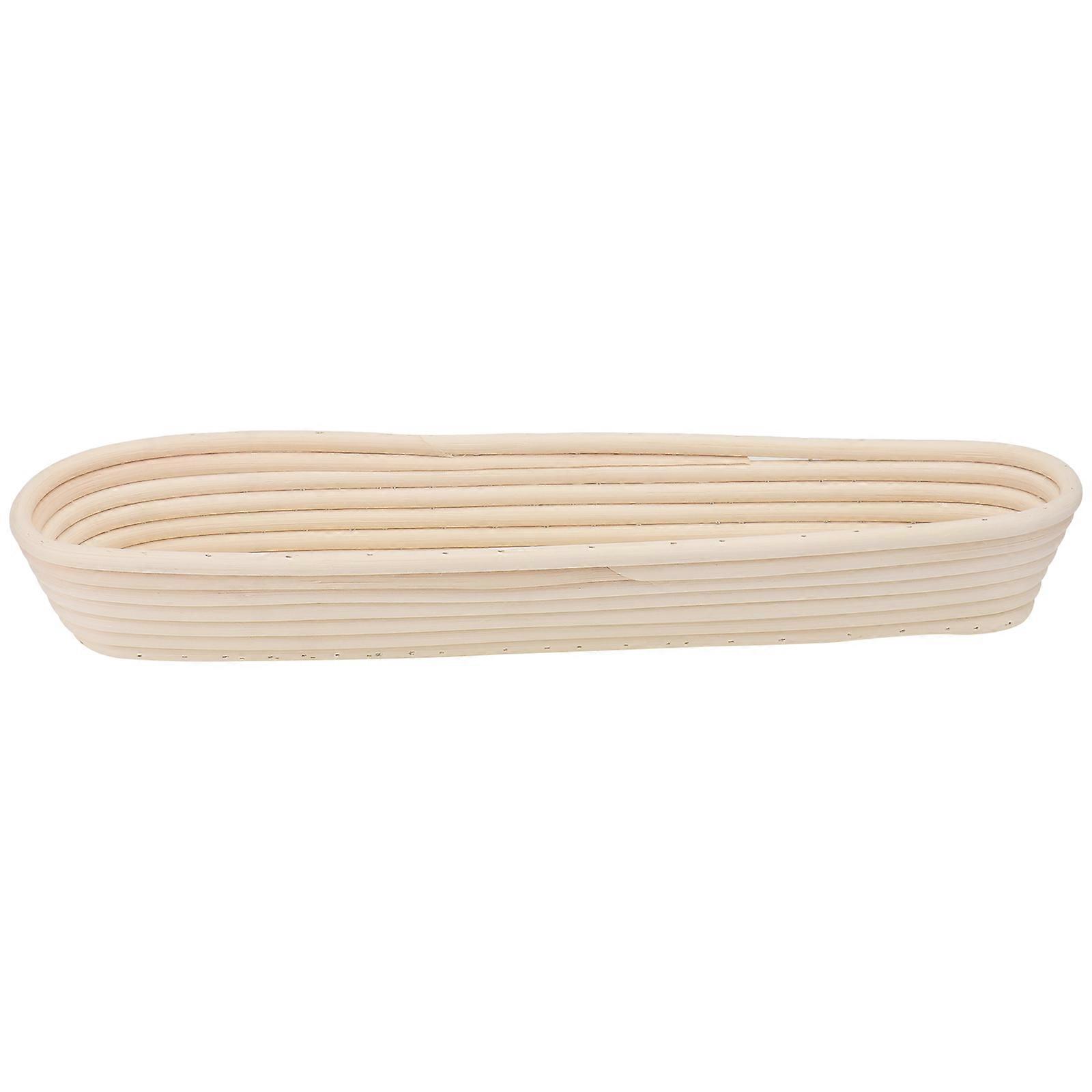 1pc Baking Mold Basket Rattan Woven Bread Tool